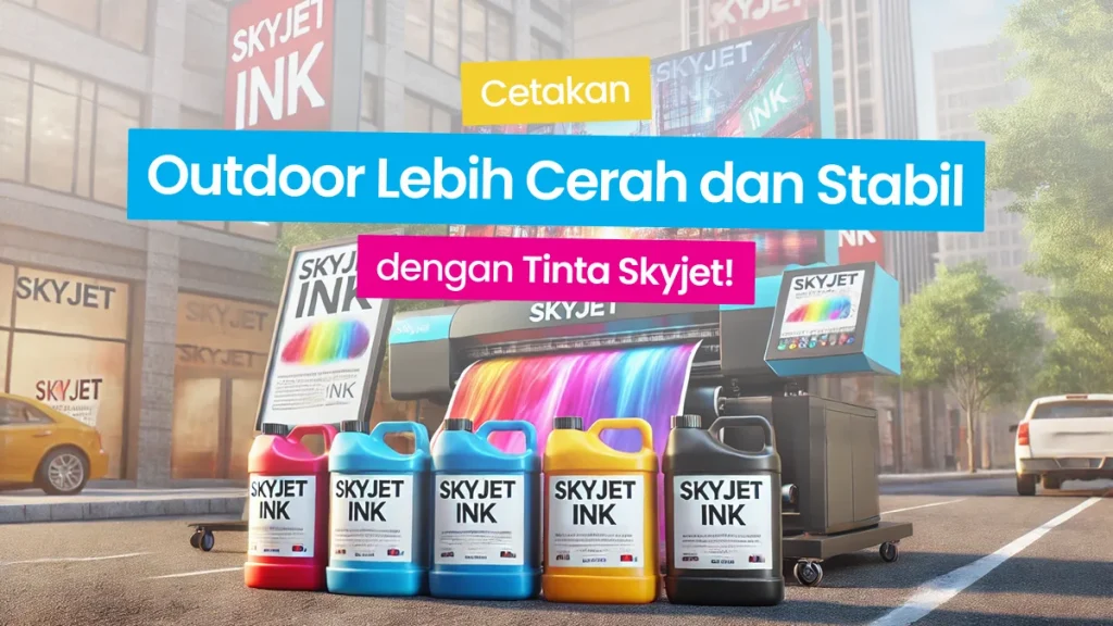 cetak outdoor lebih cerah dengan tinta skyjet