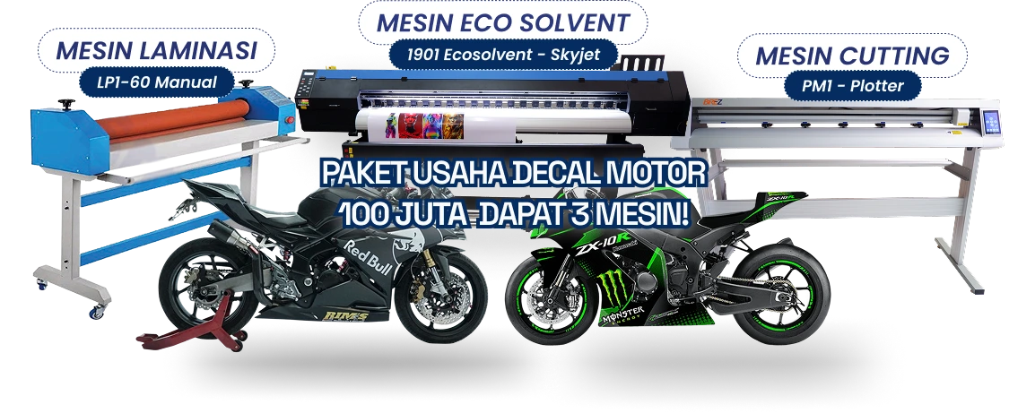 paket usaha decal motor skyjet